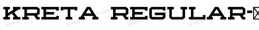 KRETA Regular字体转换
